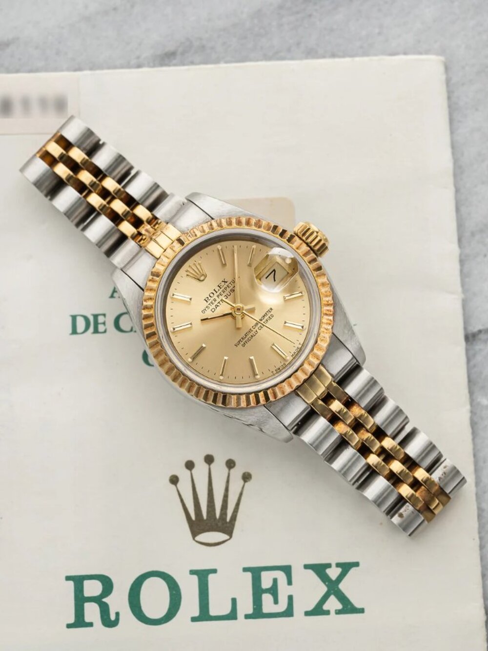 Rolex Lady 18k Datejust 69173 – Two-Tone Champagne Dial 26mm - Picture 6 of 6